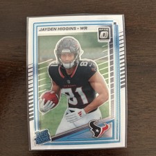 2025 Panini Donruss Optic Rated Rookie Jayden Higgins #225 RC Houston Texans