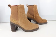 Tommy Hilfiger Bottines chelsea daim beige sable T 36 Très bon état