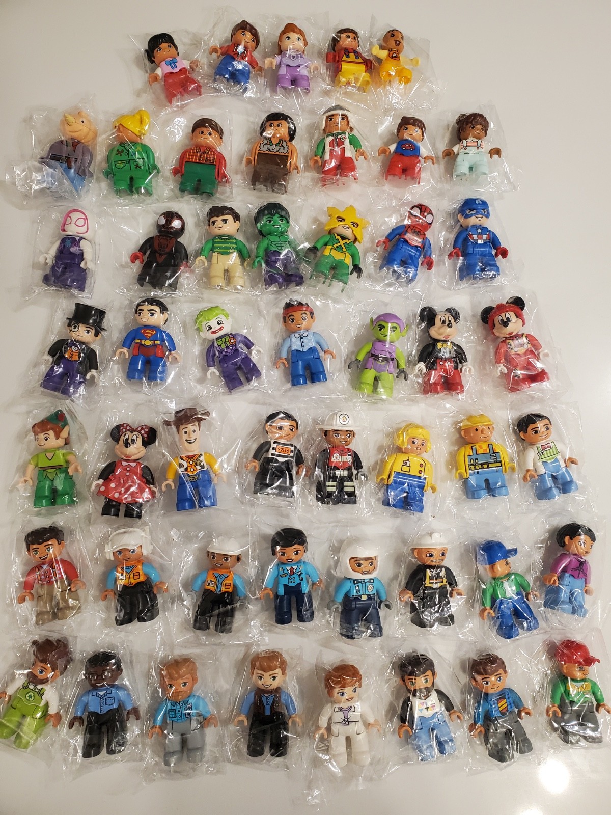 Lego Duplo Characters Figures Marvel Disney DC Pixar City Farm Zoo You Pick