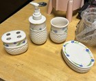 bathroom accessories set ceramic