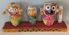 Vintage Handcrafted Lord Jagannath Balabhadra...