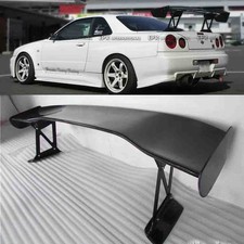 Carbon Fiber Mines Style Spoiler Wing Risers For Nissan Skyline R34 Gtr Gtt