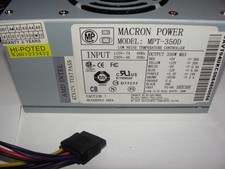 Macron Power 350W Switching Desktop Power Supply- MPT-350D