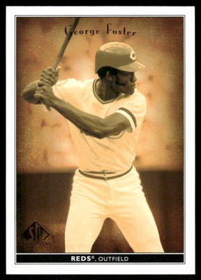 George Foster 2002 SP Legendary Cuts Cincinnati Reds #29 Near Mint or Better
