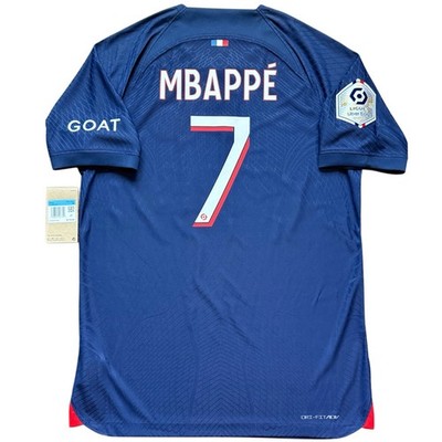 2023/24 PSG Authentic Home Jersey #7 Mbappe Medium Nike Player