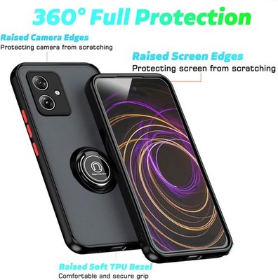 Xiaomi 14 5G Mobile Phone Cover with Ring Holder, Shockproof Case, Royal Blue