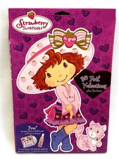Strawberry Shortcake Package of 30 Foil Valentines And Stickers 2005