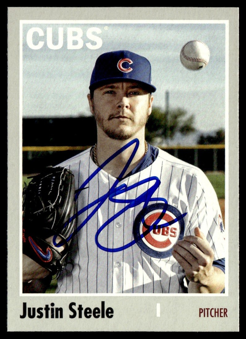 スポーツ選手 1of1 1/1 topps TOPPS ARCHIVE 2024 Topps Archives Baseball Justin Steele Chicago Cubs #181