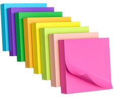 Sticky Notes 3x3 Inch, 8 Pads, 800 Sheets, 8 Bright inches, Multicolor