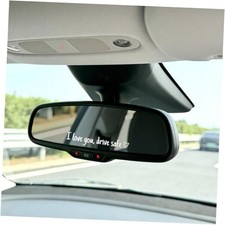 12 Pcs Car Mirror Stickers, I Love You Drive Safe Sticker for Side 2 Colors