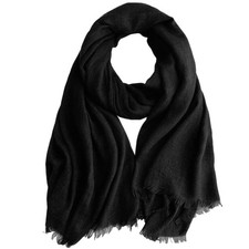 Light Soft Solid Long Cotton Blend Casual Wrap Scarf Travel Shawl 7540 Box