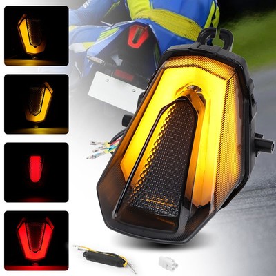 LED Tail Light Brake Integrated Turn Signal For 2018-2024 Suzuki GSXR1000 1000R