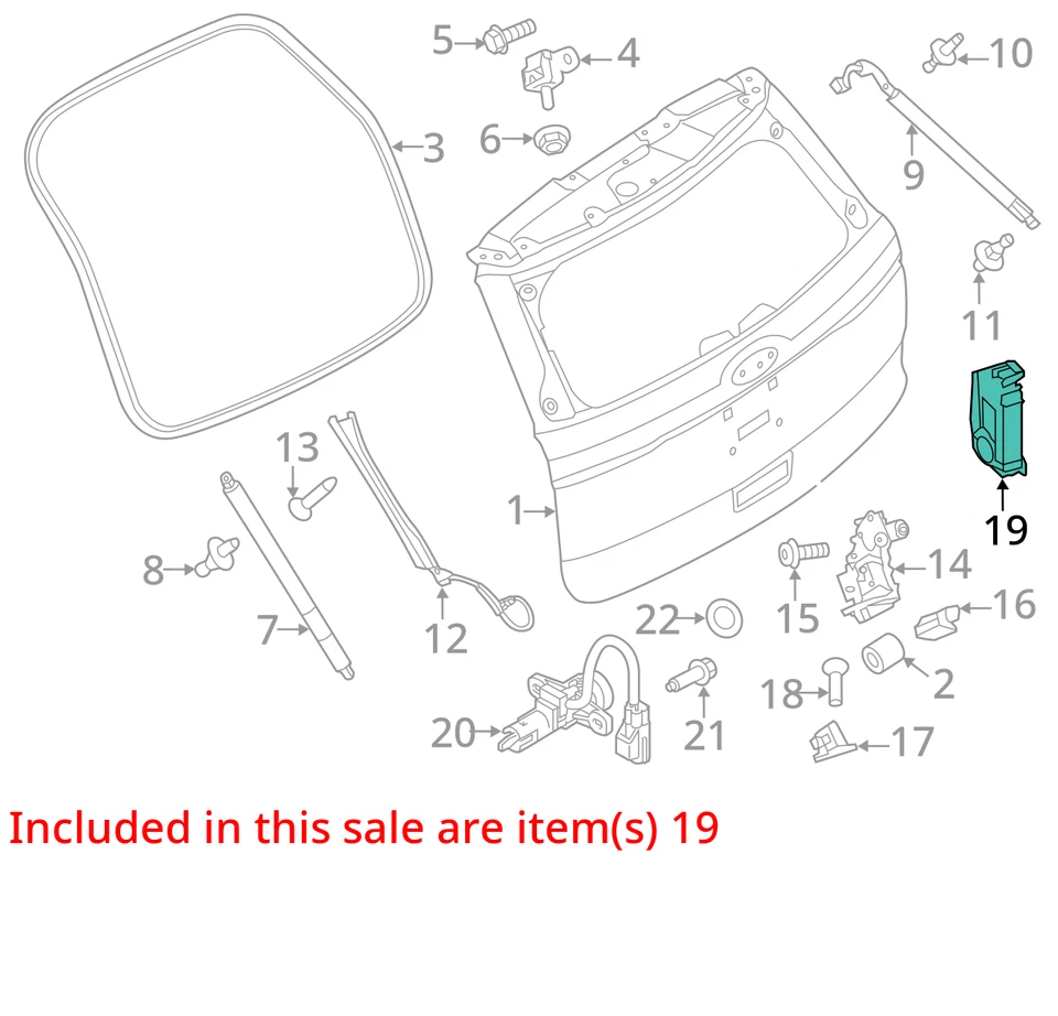 Ford Explorer 2014 puerta levadiza usada ECM ID BB5T-14B673-AP 133 K millas Foto 3 de 4