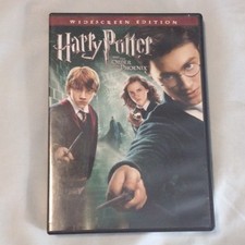 Harry Potter and the Order of the Phoenix DVD, 2007, Widescreen, Harry Potter