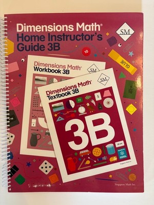 Singapore Math Inc. Dimensions Math Teacher's Guide 3B | Spiral-bound