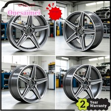 Set Of 4 18 Inch Rims Fit Mercedes Benz C300 E300 E350 C43 E63 18x8.5 Amg Wheels Set Of 4 18 Inch Rims Fit Mercedes Benz C300 E300 E350 C43 E63 18x8.5 Amg Wheels