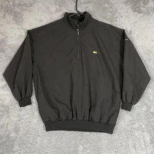 Masters Pullover Jacket Mens XL Augusta Golf Windbreaker Quarter Zip Tournament