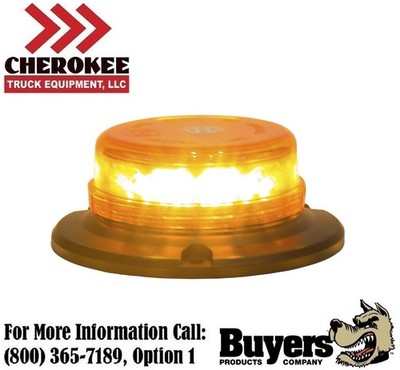 Buyers Products SL551ALP  Low Profile 6'' by 2'' LED Beacon w/ Blunt Cut Leads