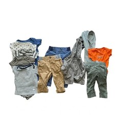 Carters Bundle Size 9M Boys Bodysuits Pants Jackets 11 Piece