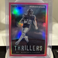2023 Panini Rookies & Stars - Thrillers Justin Jefferson #TH-20 Orange Prizm /75