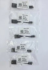Dell 00FKKK Mini Displayport Male to Displayport Female Adapter - Lot of 5 - NEW