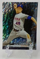 ⚾️2019 bowman platinum JACOB deGROM (ice parallel) #52⚾️ *Mets* *Rangers*