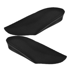 1 Pair 1.5 cm Heel Lift Inserts PU Gel Invisible Height Increase Insoles