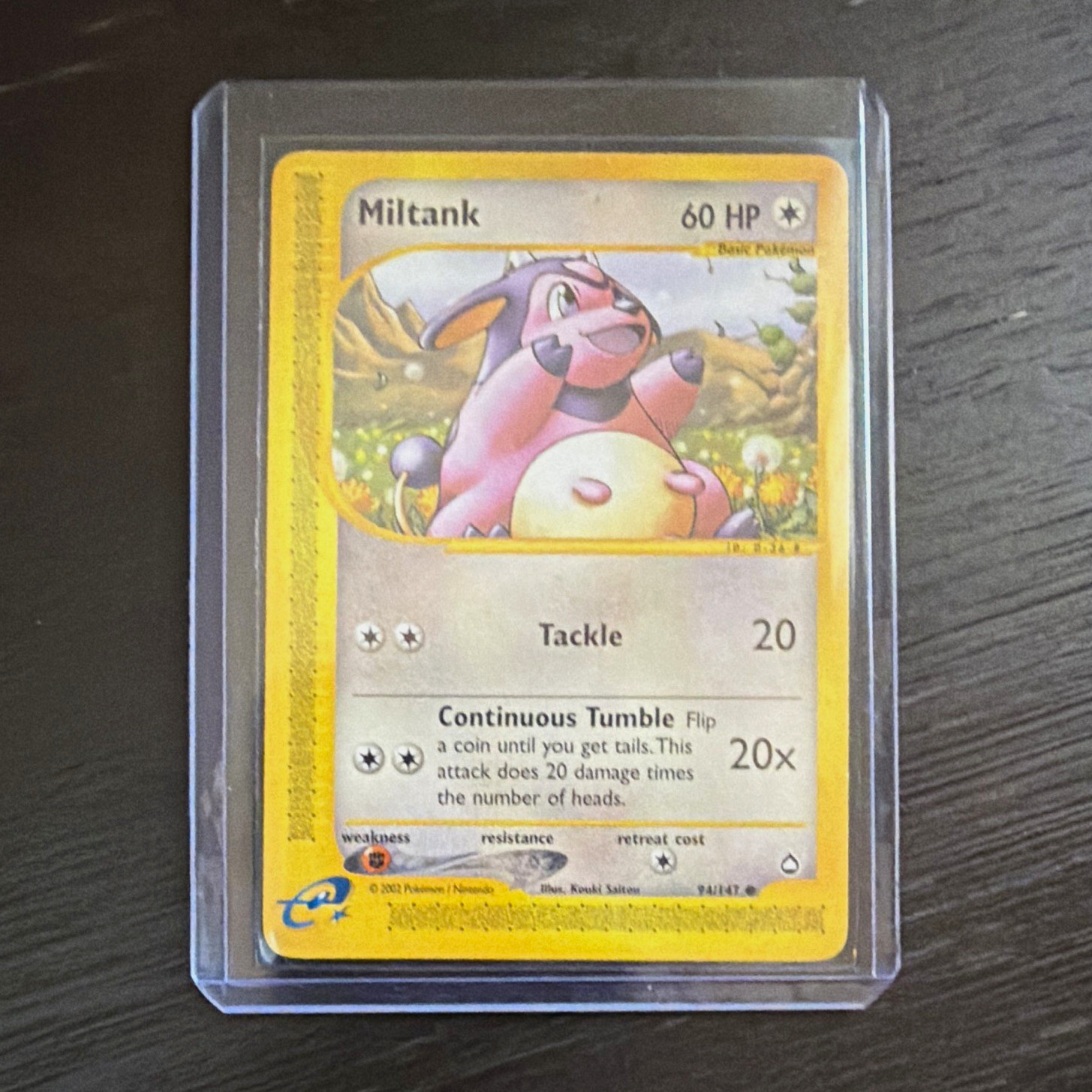 Miltank 94/147 Aquapolis Regular Common English 60 HP Basic Kouki Saitou