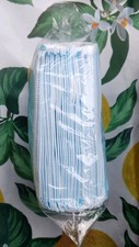50 PCS Face Mask Non Medical Surgical Disposable 3Ply Earloop Mouth Cover - Blue