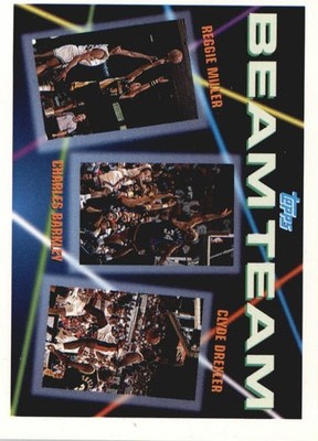 1992-93 Topps Beam Team #1 Reggie Miller/Charles Barkley/Clyde Drexler