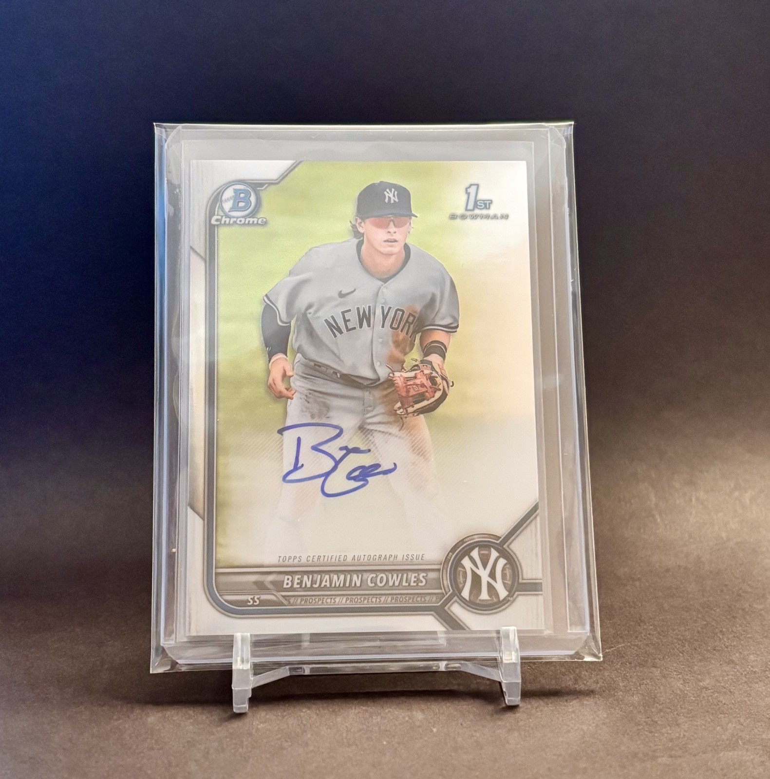 Benjamin Cowles 2022 Bowman Chrome 1st AUTO #CPA-BC