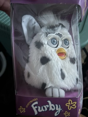 Tiger Furby Electronic Toy 1998 Model 70-800 White with Black Spots