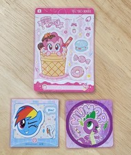 Pinkie Pie Rainbow Dash Spike My Little Pony Sticker Set MLP Kayou