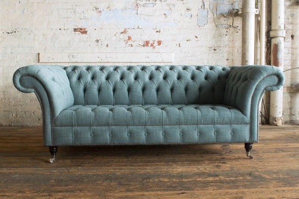 GrüNe Designer Sofa Couch Polster Xxl 3 Sitzer Big Sofas Couchen Textil Leder-image