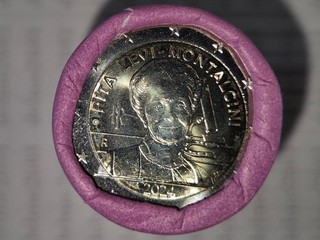 25 x 2 Euro Sicht Rolle Italien 2024: "Rita Levi Montalcini"