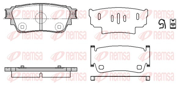 Bremsbelagsatz BremsklöTze Hinterachse FüR Mitsubishi Eclipse Cross GK Gk_-image