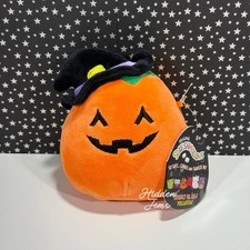 PAIGE THE PUMPKIN Squishmallow    5" Soft Plush Toy Orange Halloween Lovey NWT