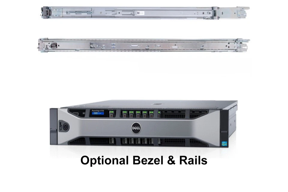 Servidor Dell PowerEdge R730 2x E5-2650 V4 -24 núcleos 256 GB RAM H730 2x 900 GB SAS Foto 4 de 4