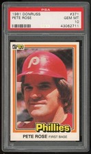 1981 Donruss Pete Rose PSA 10 Philadelphia Phillies #371