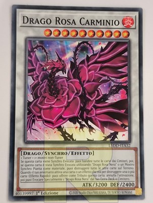Karminrosa Dragon / Ruddy Rose Dragon  Common  L5DD-ITA32  1.Auflage Italienisch