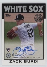 2021 Topps 1986 Topps Baseball Zack Burdi #86A-ZB Auto 2id