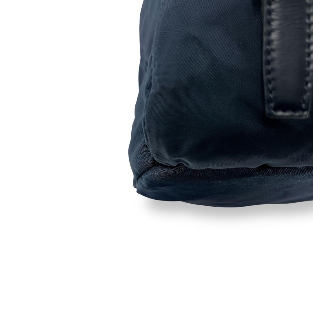 Prada Drawstring Backpack Mini Rucksack Triangle … - image 6