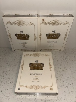 Royal Rumble Anthology DVD 1993 - 2007 Lot Anthology 2-4 WWE (Missing #1)