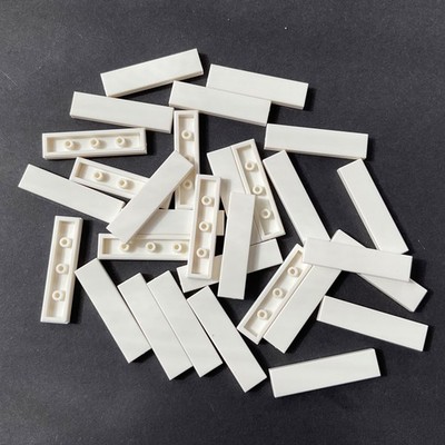 30 Lego Fliese Fliesen 1x4 weiss NEU 2431