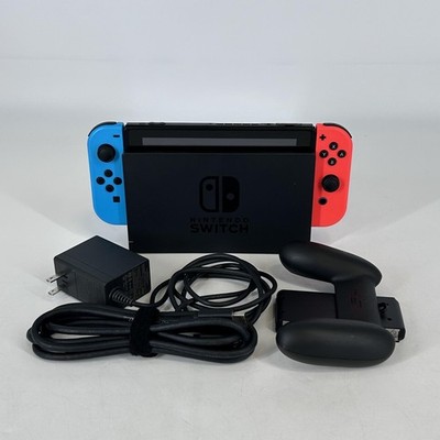 Nintendo Switch Original Handheld Console Black 32GB - Good w/ Joy-Con Issues