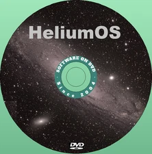 Latest New Release Helium OS Linux Operating System for PC on DVD