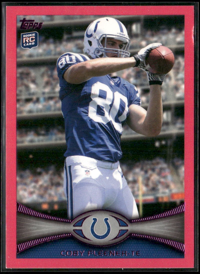 2012 Topps #132 Coby Fleener Pink #/399