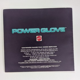 NES SEGA Vintage MANUAL LOT POWER GLOVE MENACER ZAPPER Video Game Nintendo