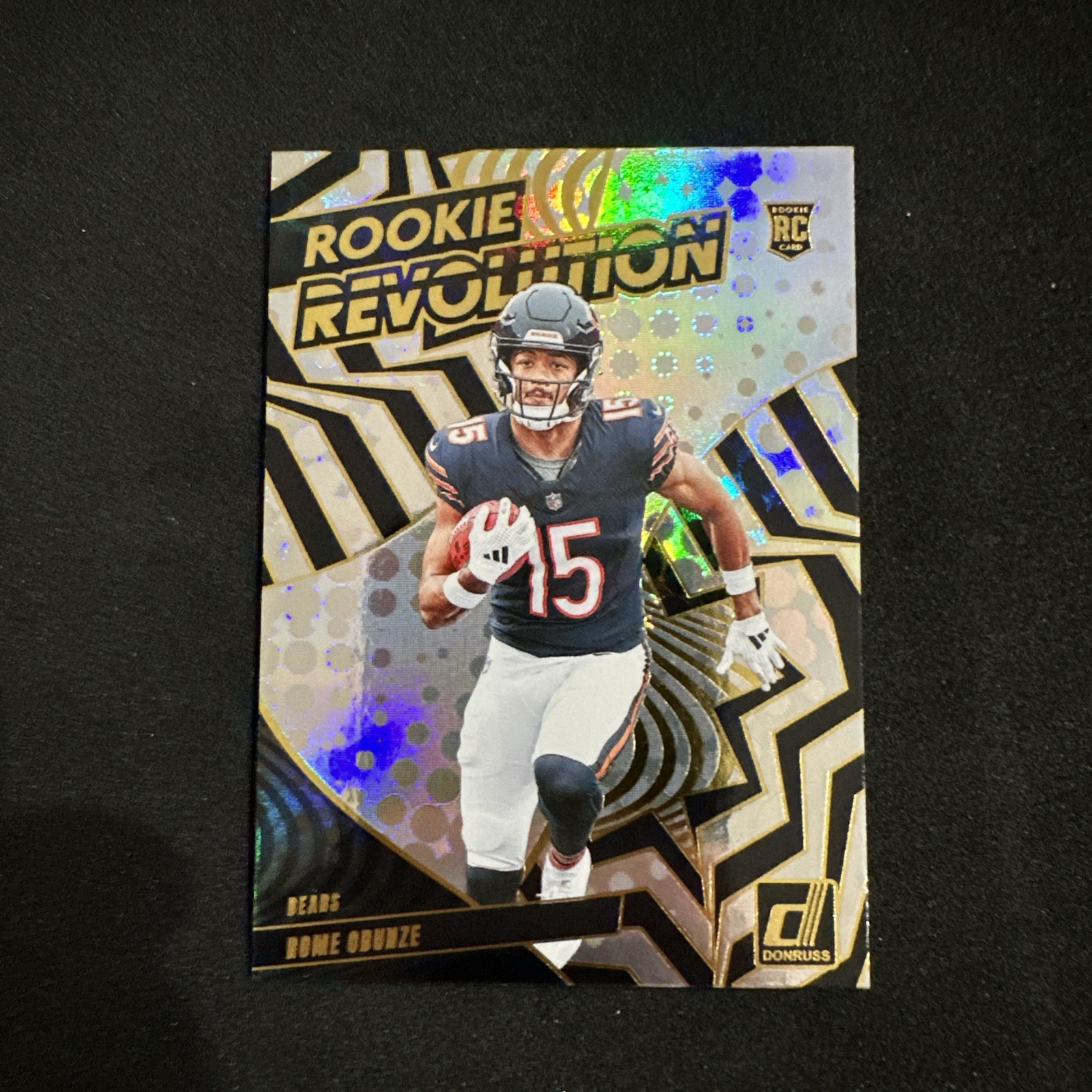 2024 Panini Donruss - Rookie Revolution Rome Odunze #5 Galactic (RC)