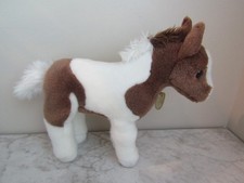 NWT Miyoni Brown White Horse 10" Plush Stuffed Animal by Aurora